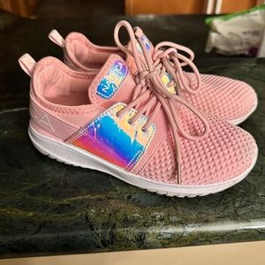 Nautica girls tennis shoes sneakers size 2 pink